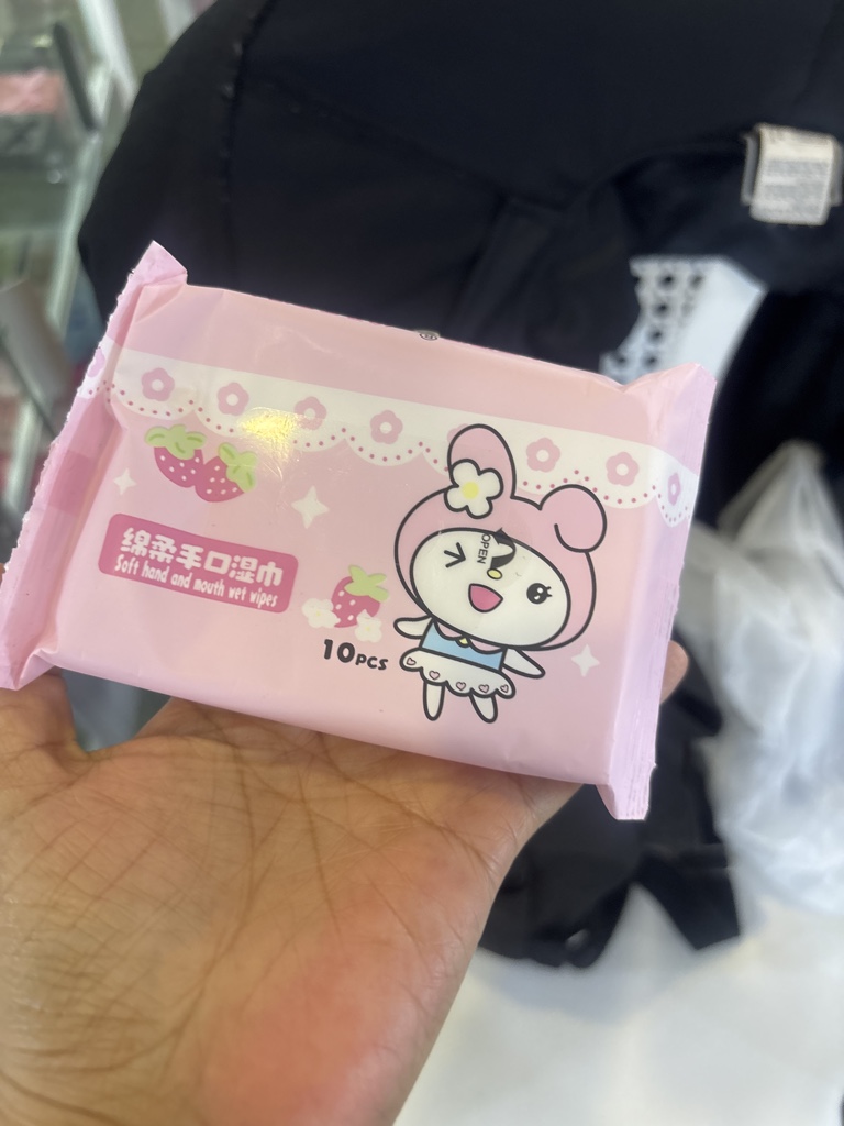 Toallitas rosas My Melody
