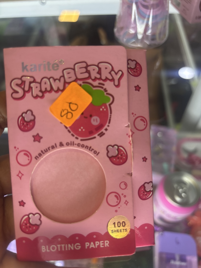 Karite Strawberry papel absorbente