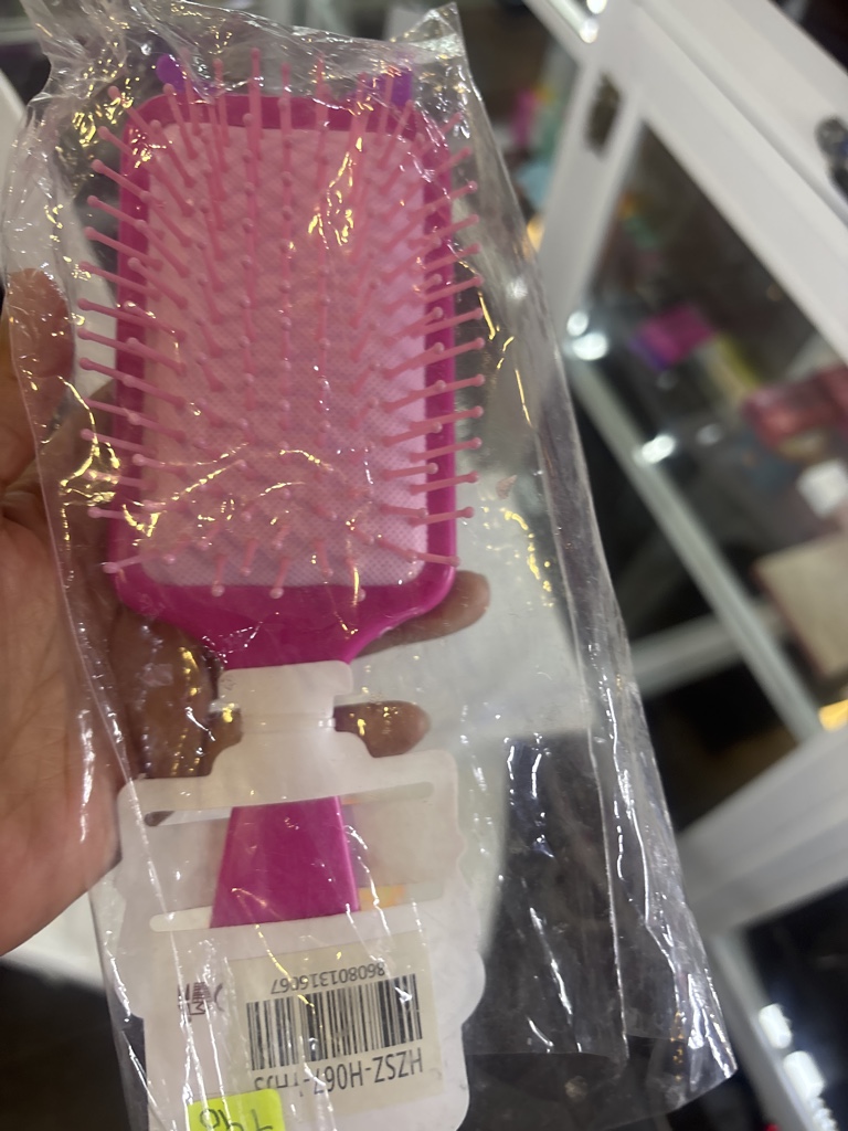 Cepillo rosa desenredante