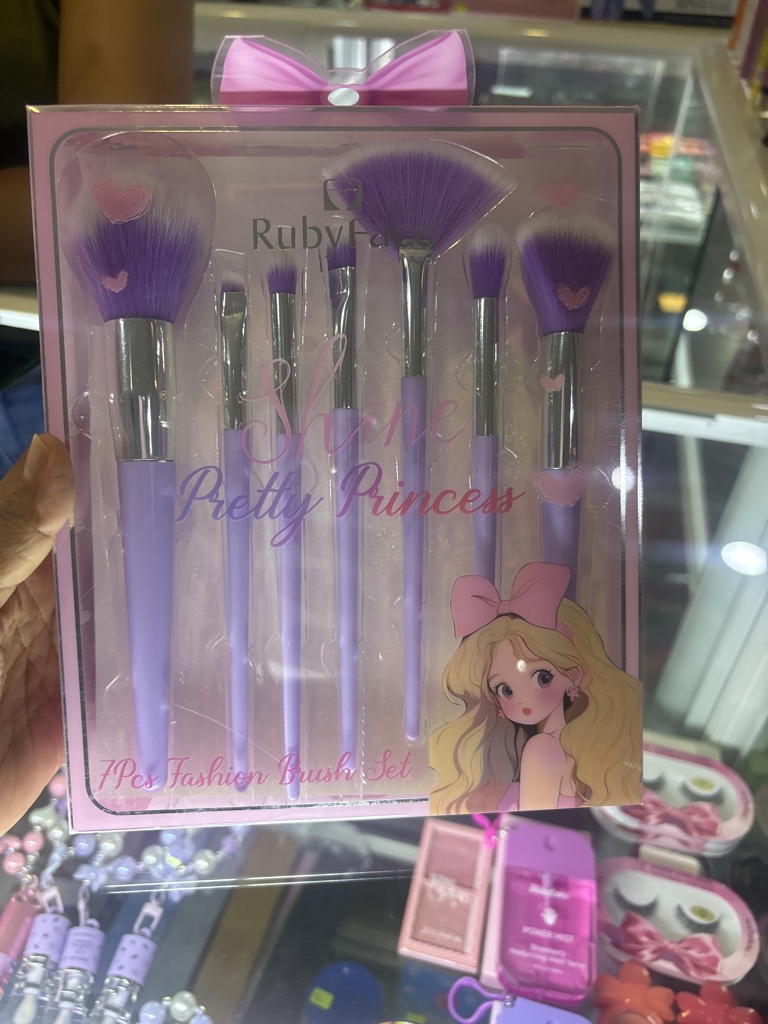 Ruby Face brochas moradas