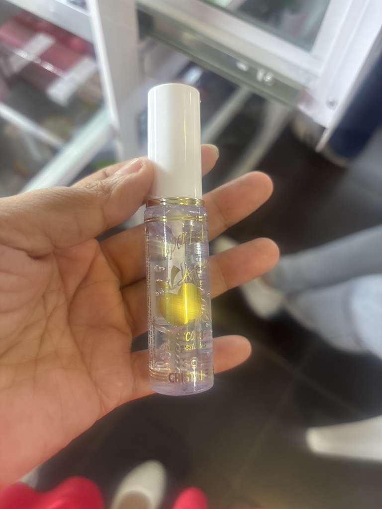 Manzana transparente con brillo