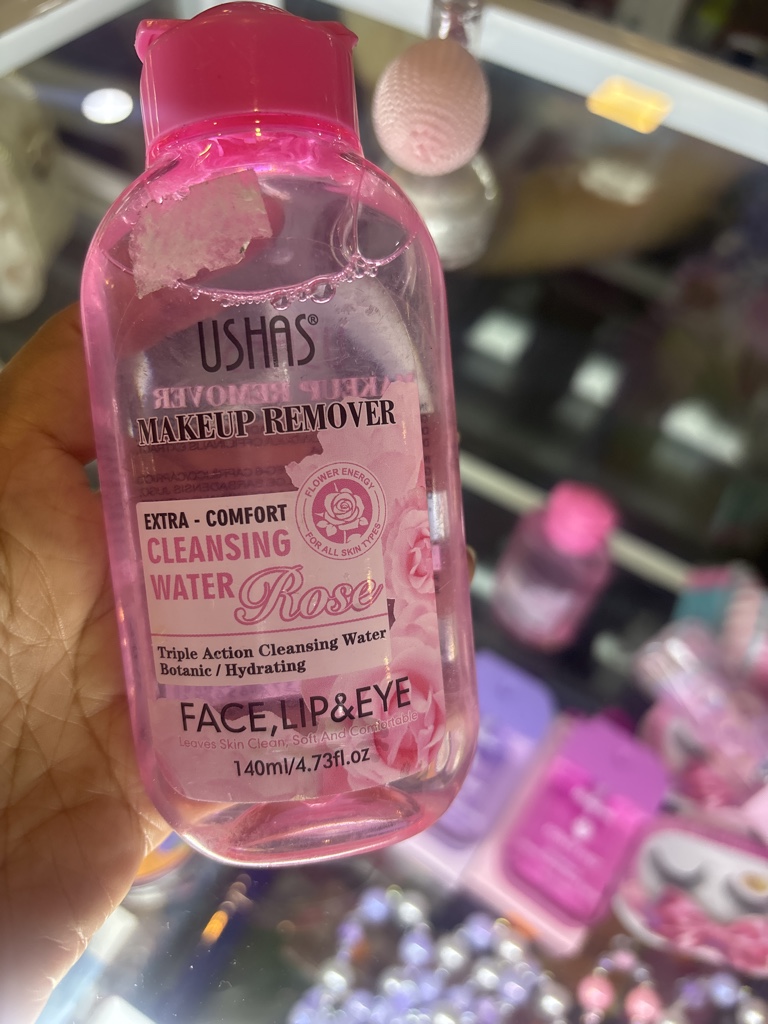 USHAS agua micelar rosa