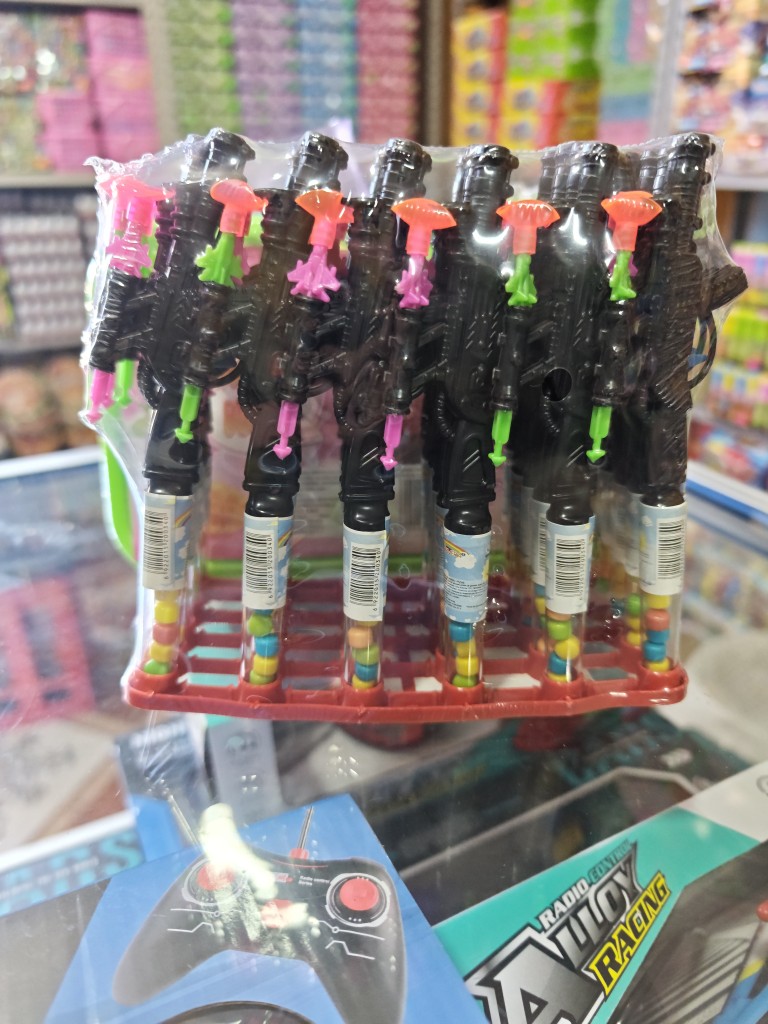 Pistola con dulces