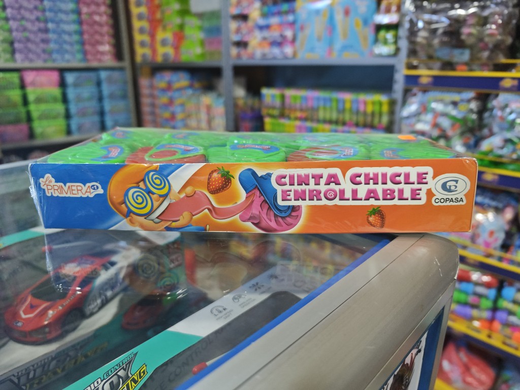 cinta chicle enrollable 20 unidades