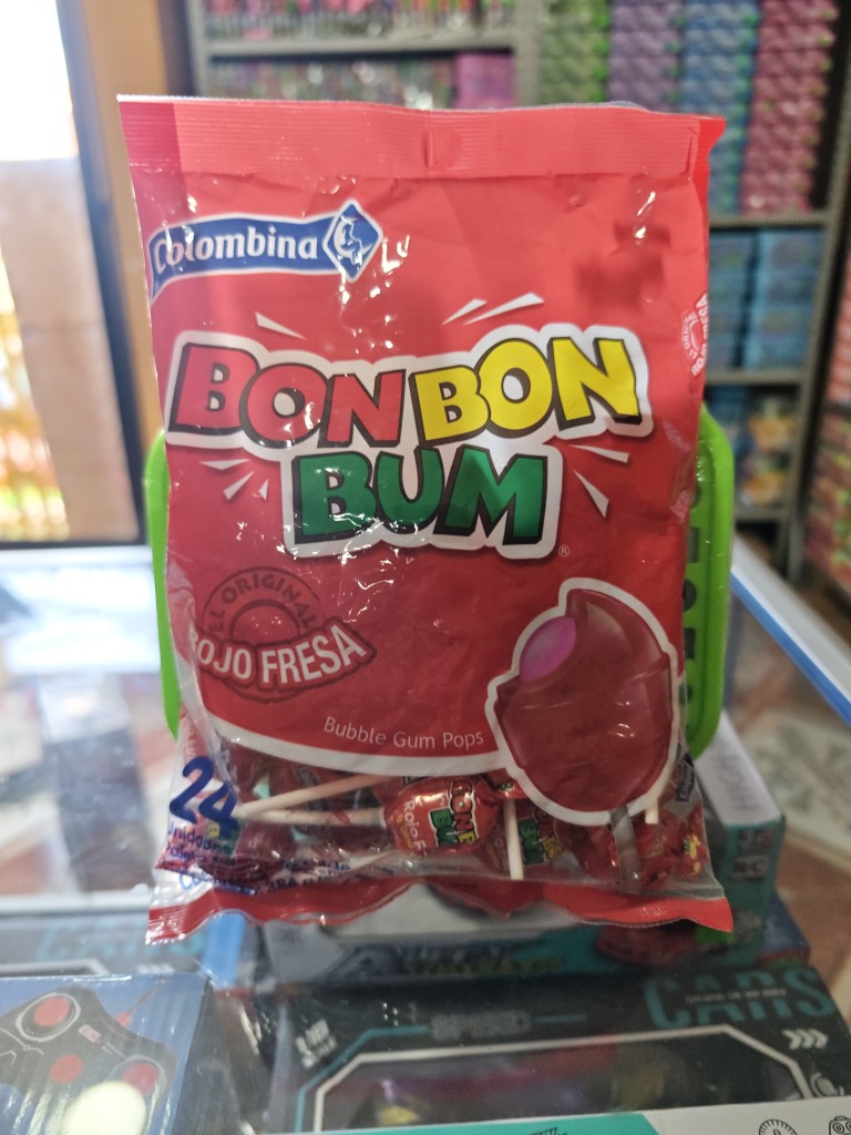 Bon Bon Bum rojo fresa