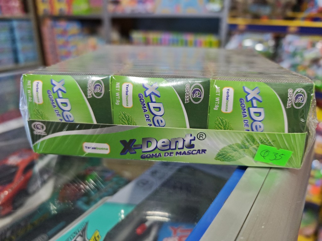 X-Dent goma de mascar yerbabuena 60 unidades