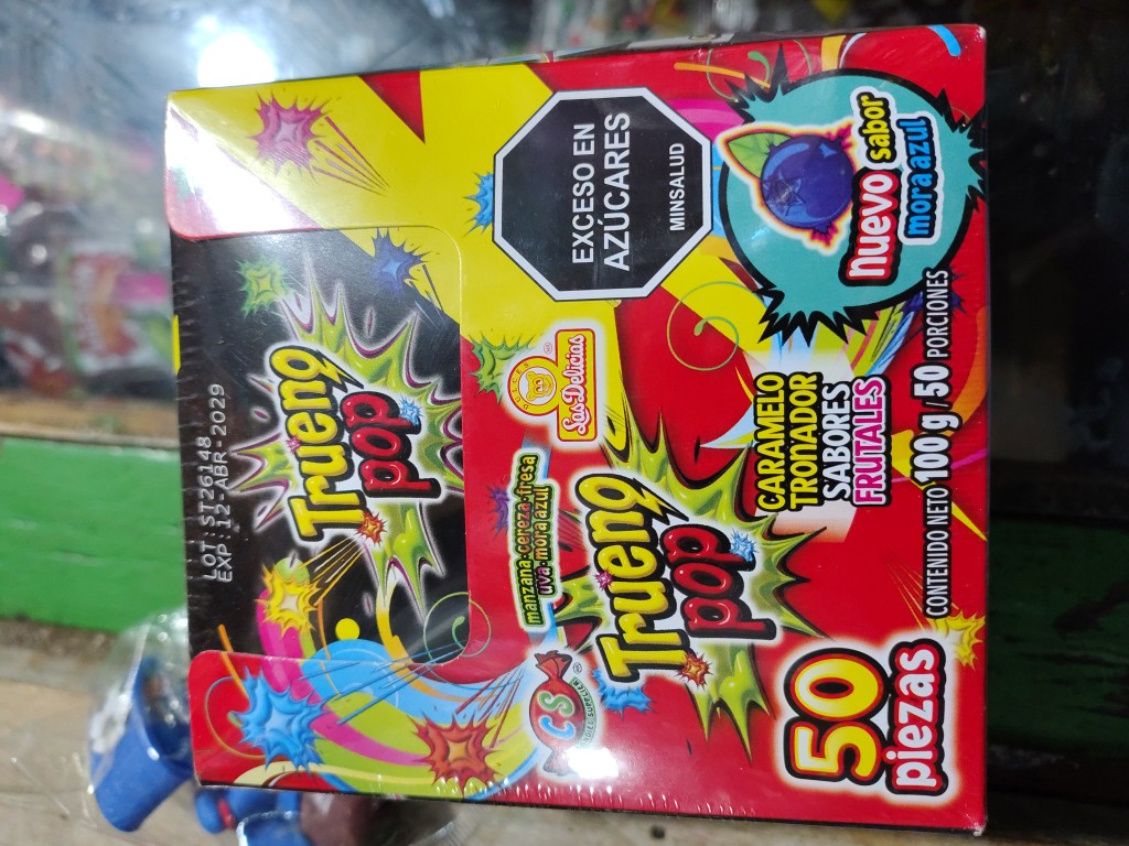 Trueno Pop caramelos surtidos 50 piezas