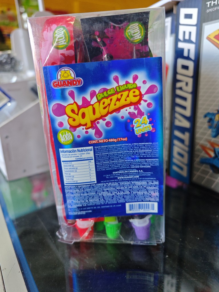 Squeeze dulce liquido