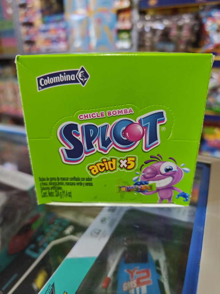 Splot chicle bomba acid x5 24 unidades