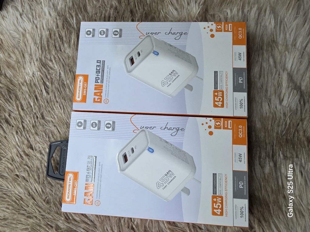 Cabezal carga rápida 45w