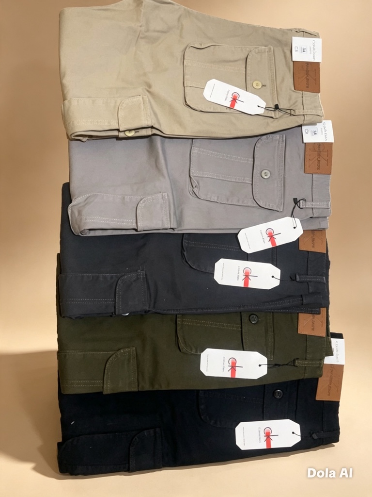Pantalón gabardina cargo, Baggy