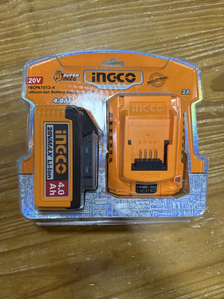 Ingco Batería 4.0 + Cargador rápido