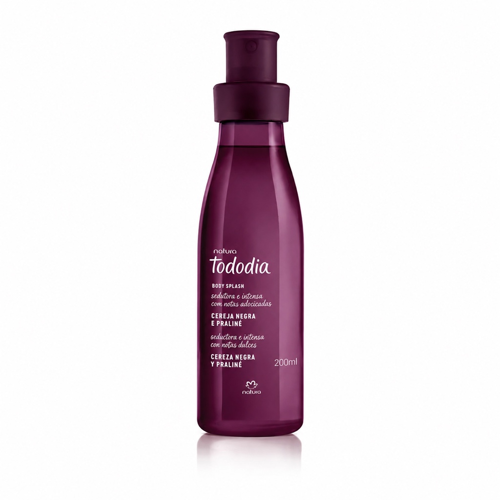 Body Splash Natura Tododia Cereza Negra y Praliné 200 ml
