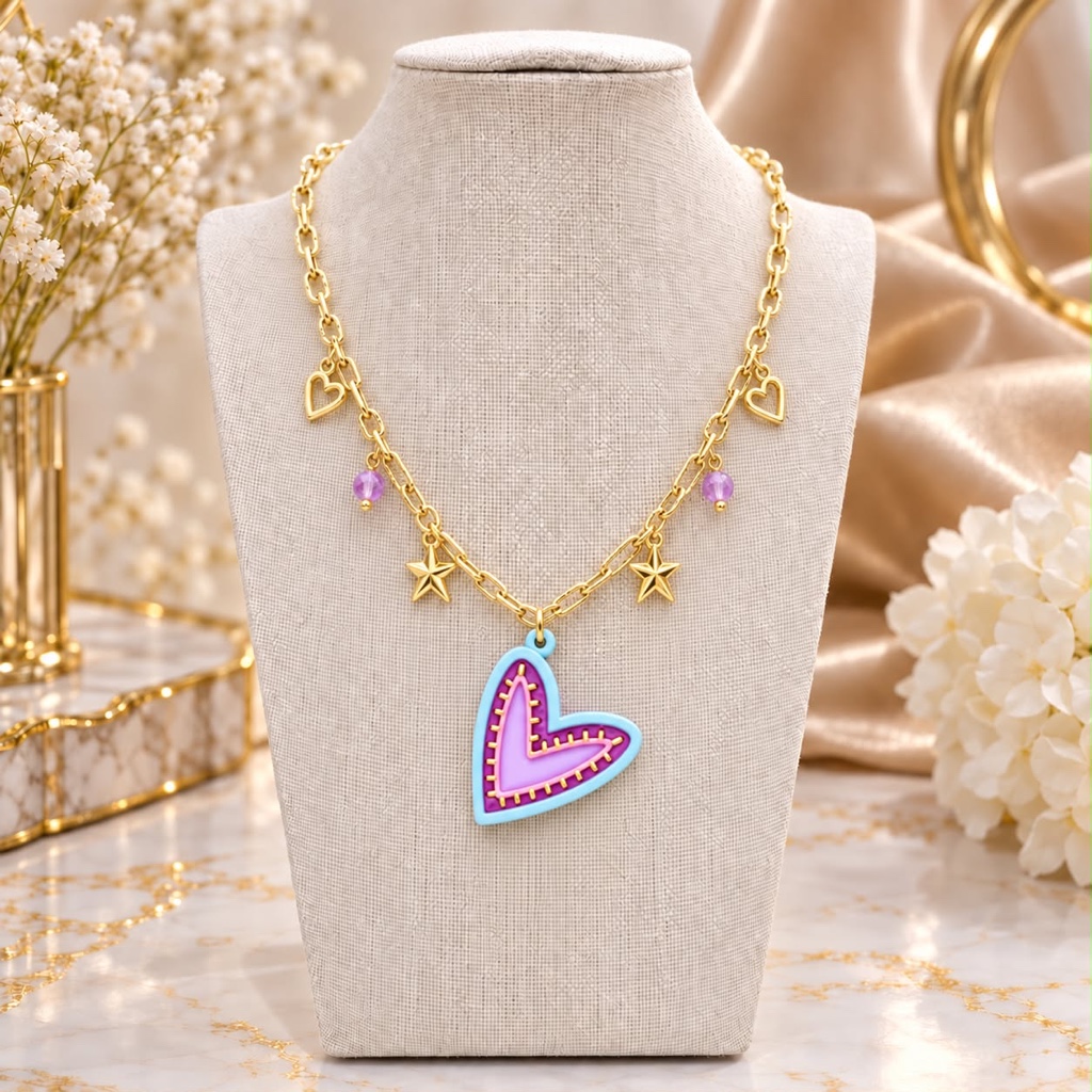 Collar corazón