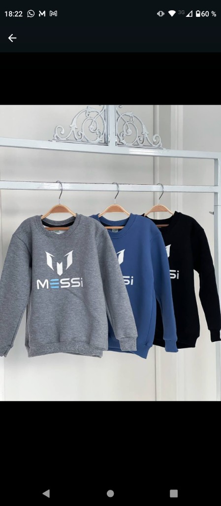 Buzo frizado Messi niño