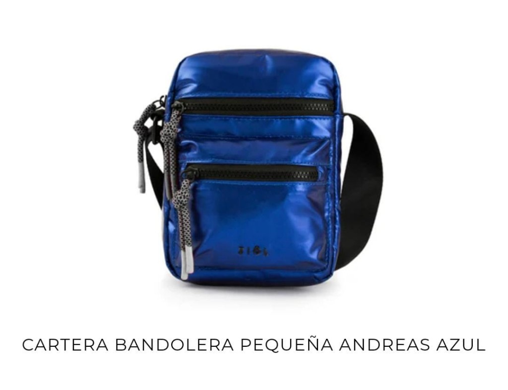 Cartera Bandolera Ziol Azul pequeña