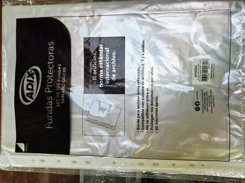 Fundas Para Hojas Tamaño Oficio
