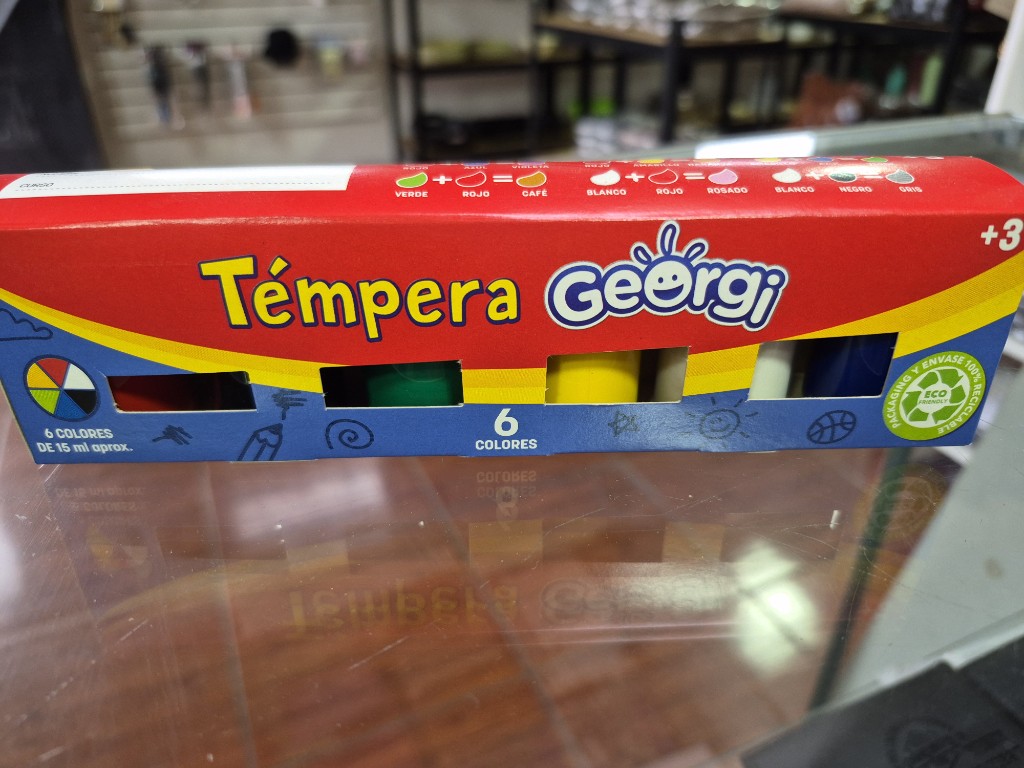 Tempera 6 colores Georgi