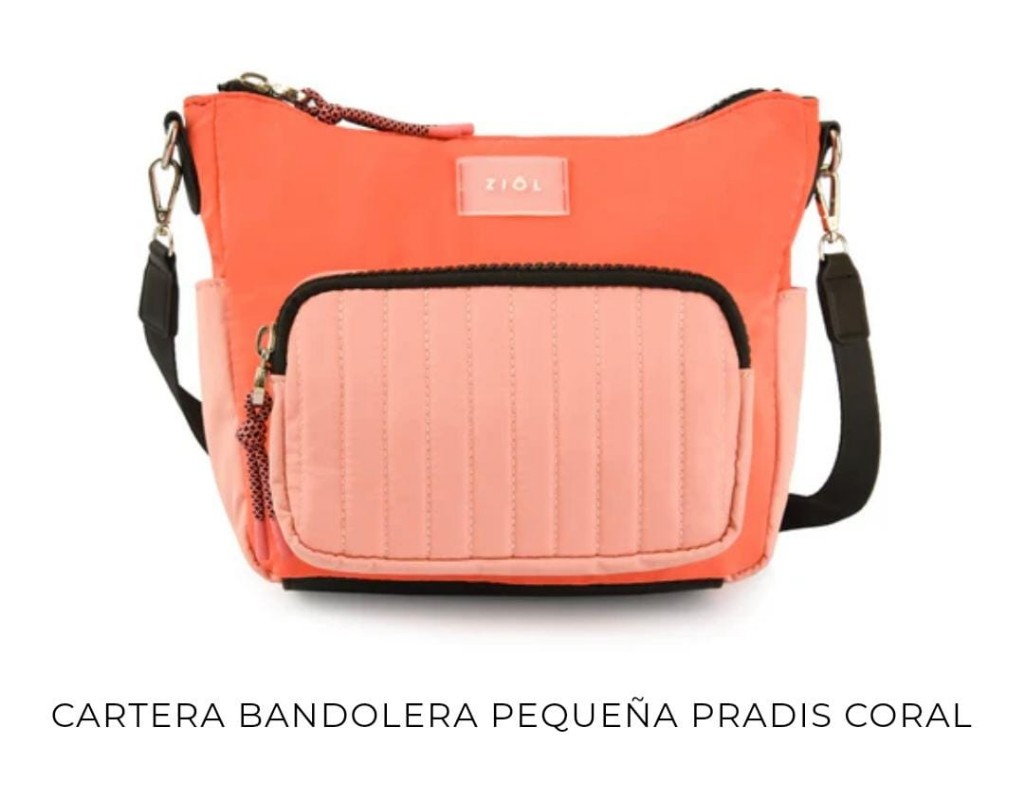Cartera Bandolera Ziol Rosada