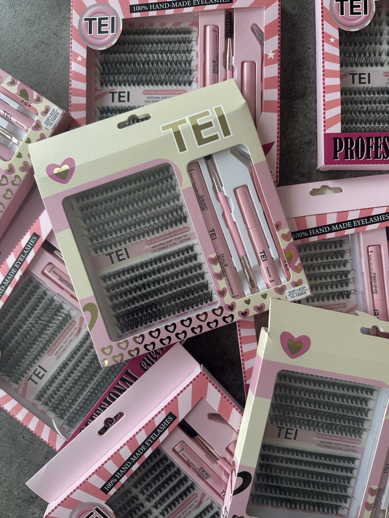 Kit grande de pestañas punto a punto TEI COSMÉTICA