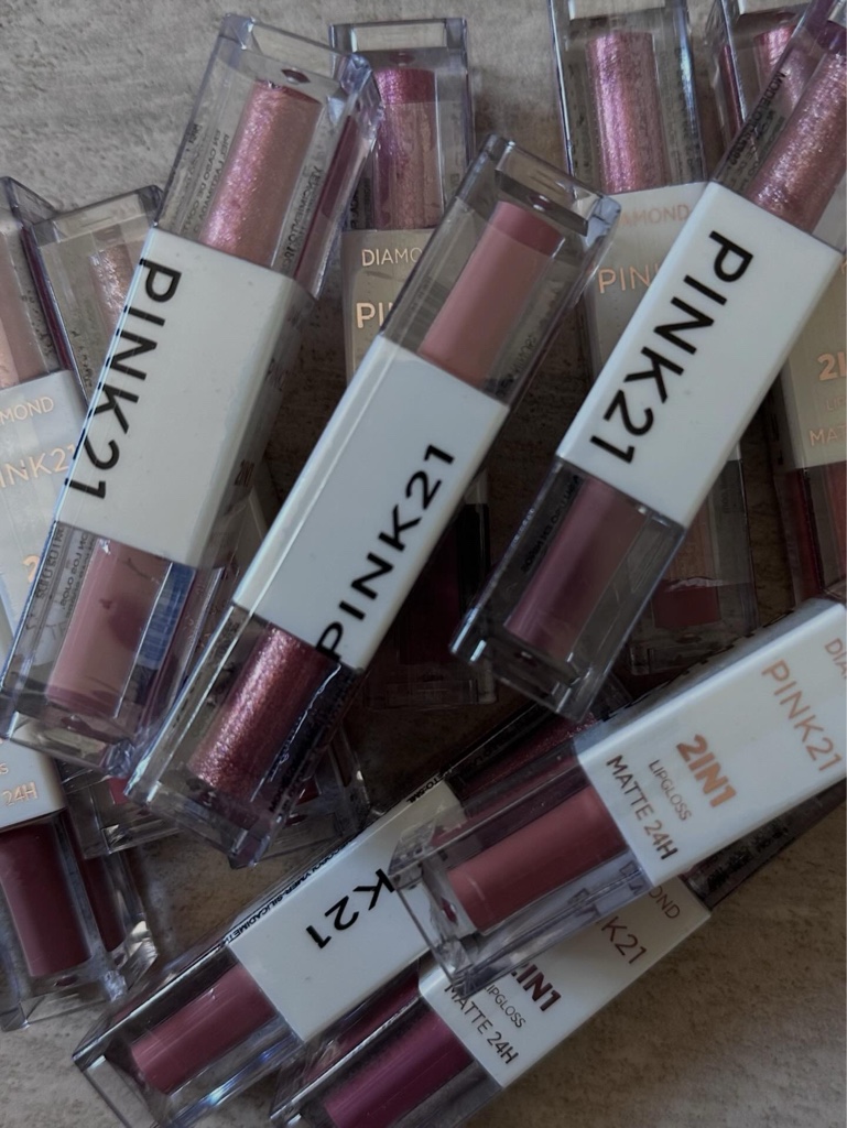 Pink21 2 en 1 gloss + labial mate
