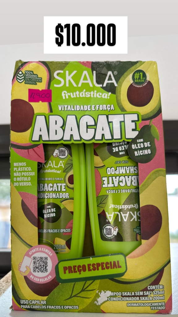 Skala Abacate combo capilar