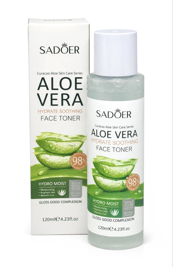 tónico facial SADOER aloe Vera