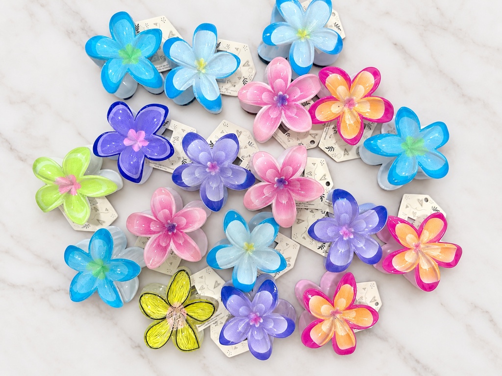 Broche flor hawaiana
