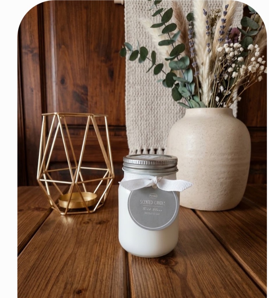 Vela aromática vintage