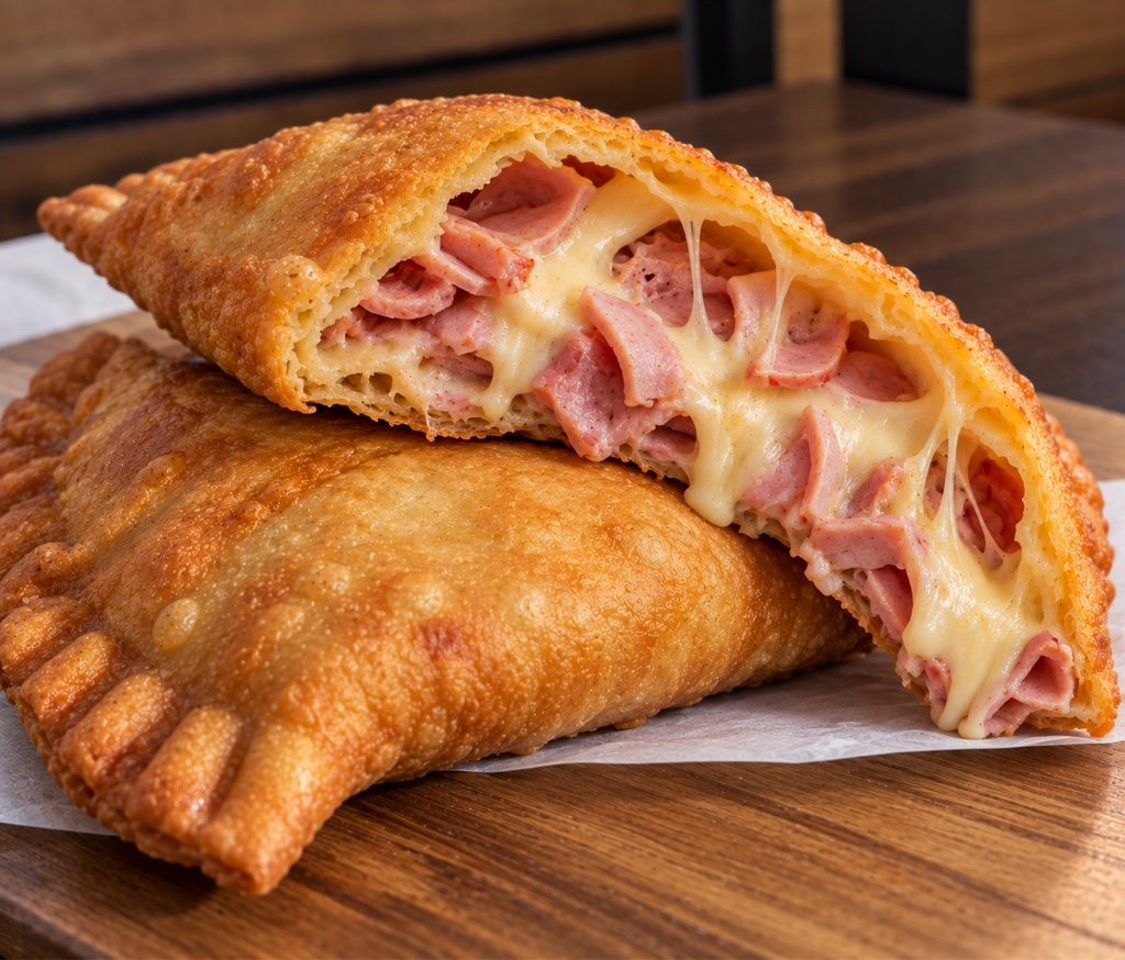 Empanada de jamón y queso