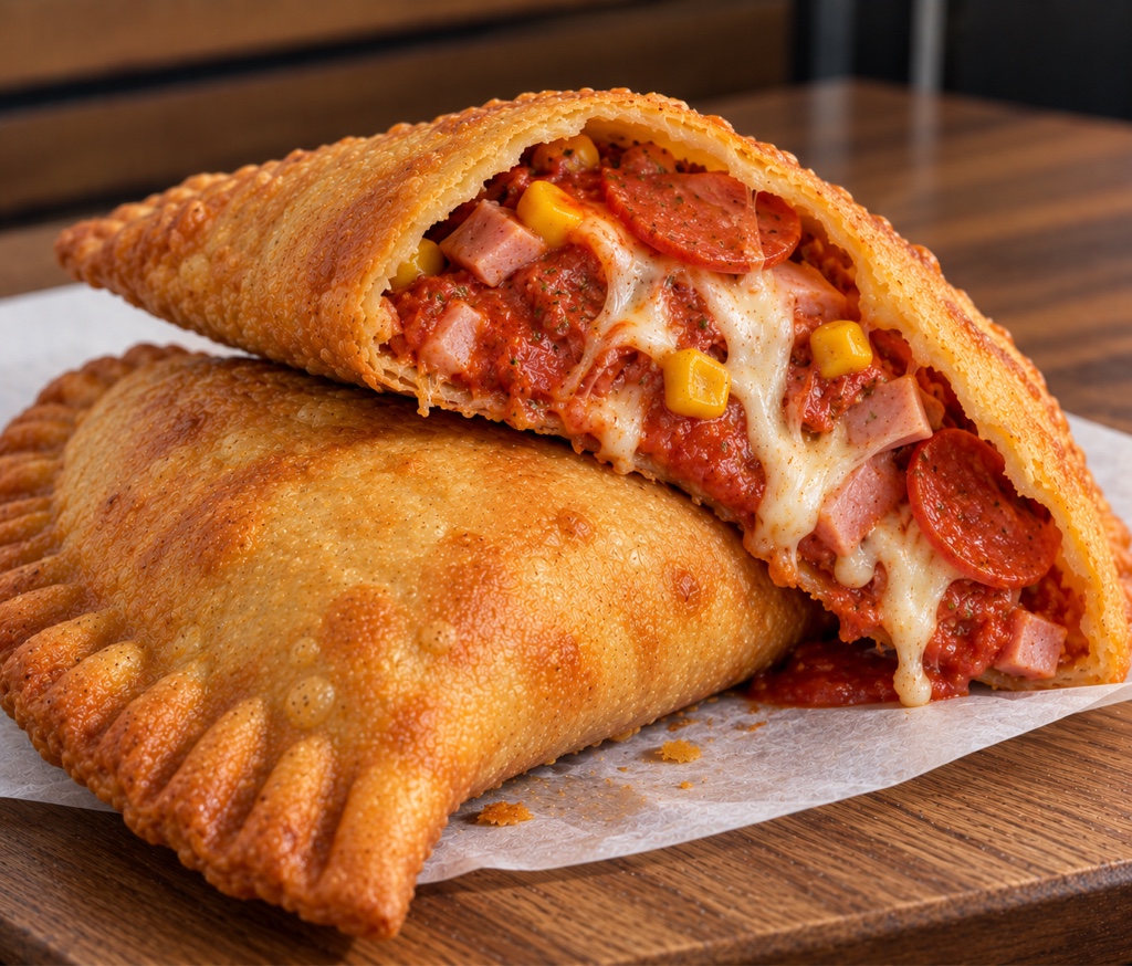 Empanada de salsa pizza