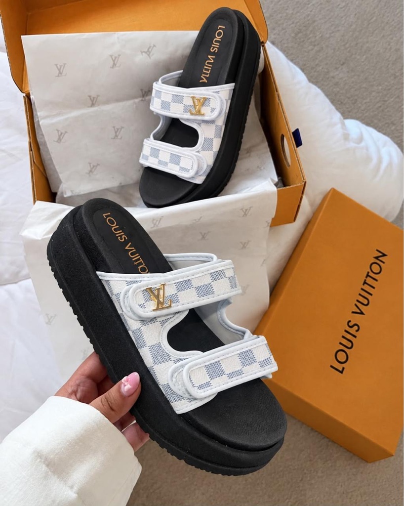 LV PLATAFORMA negra - blanca