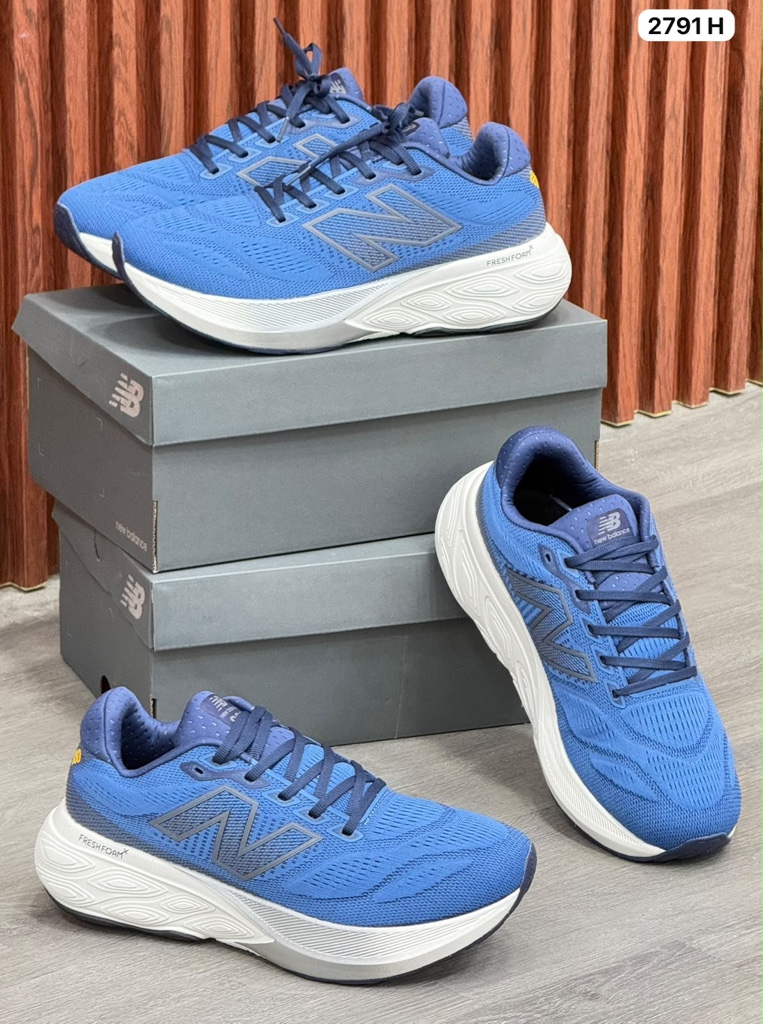 New balance run negro -azul