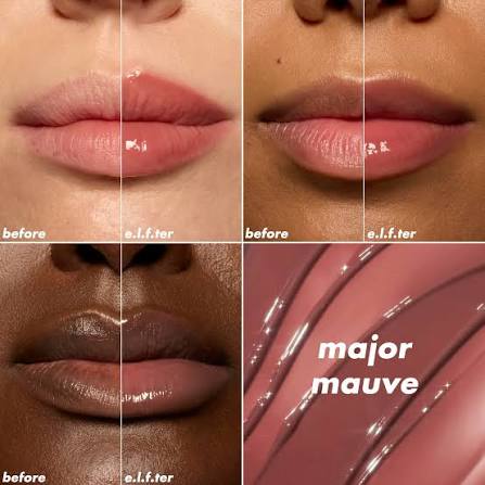 Elf lip oil tono major mauve