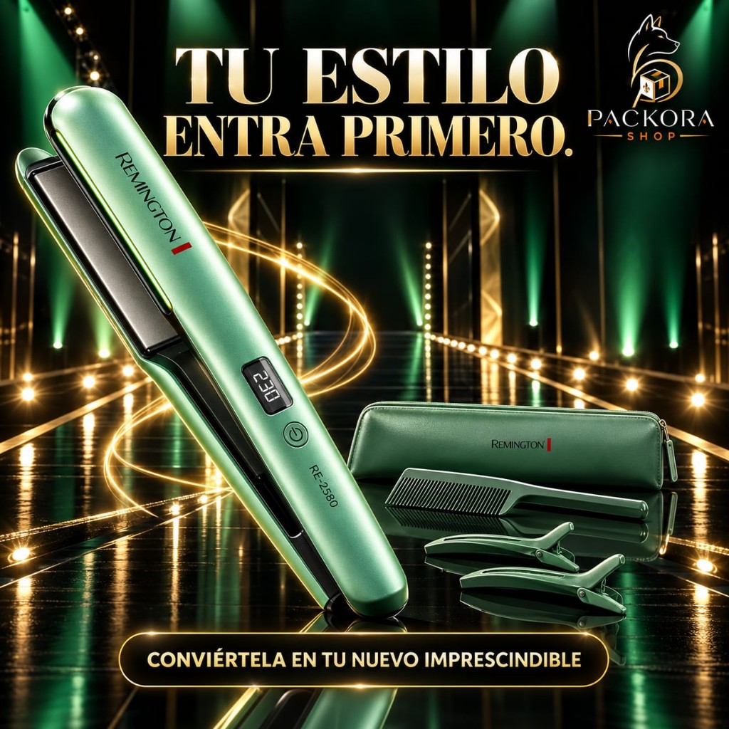 Plancha Alisadora de Cabello 4 en 1 con Accesorios