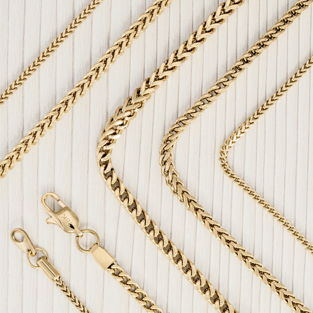 CADENA FRANCO / 4 MM - ORO LAMINADO 18K