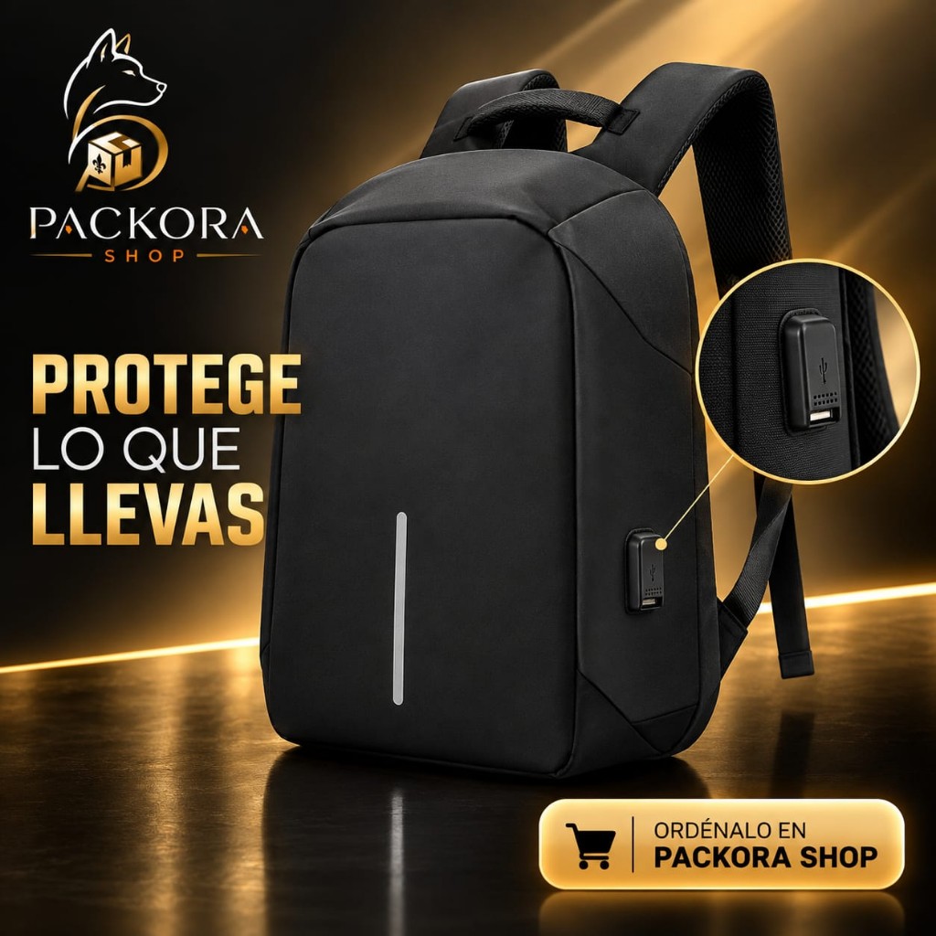 Maletín Antirrobo Impermeable con Puerto USB