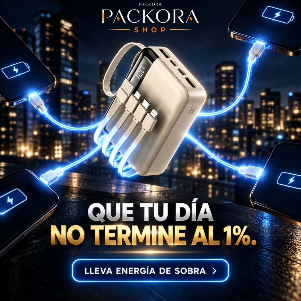 Power Bank 20.000 mAh de Carga Portátil DX442