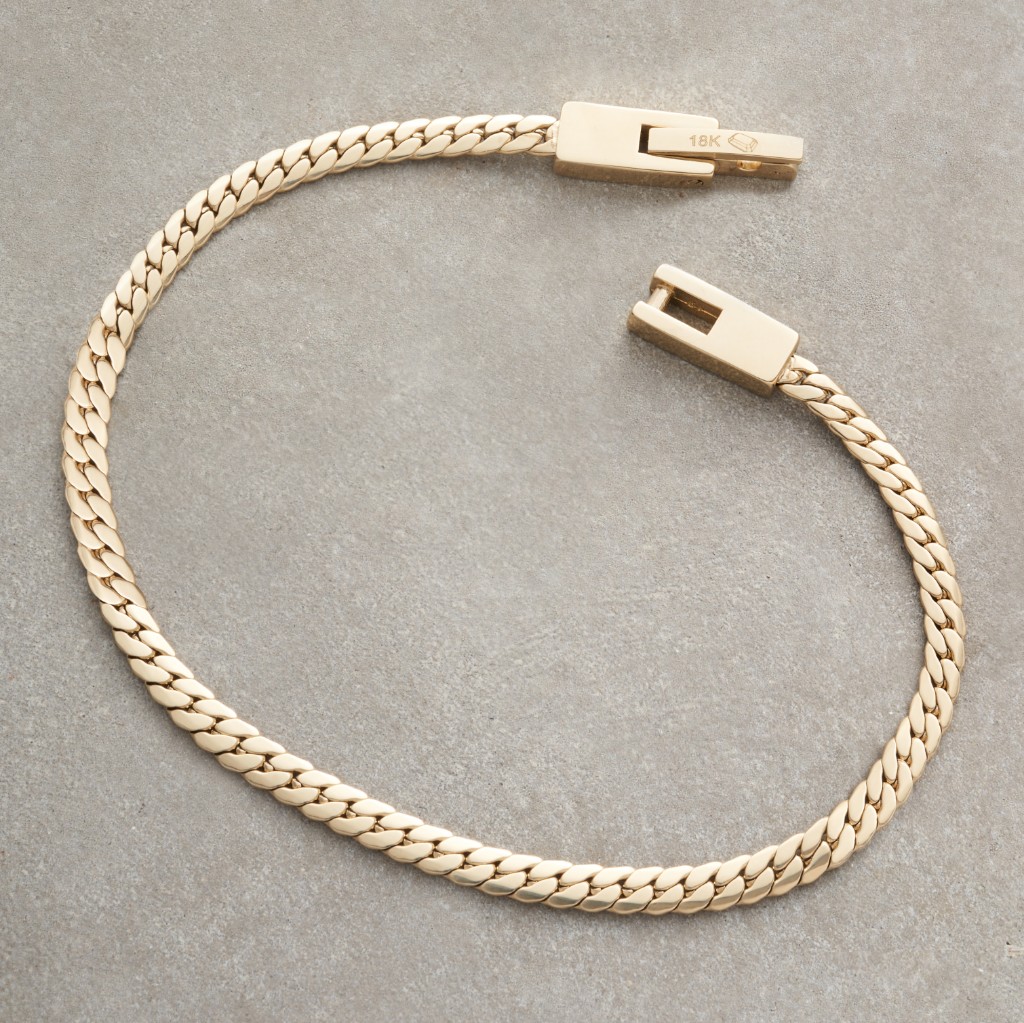 PULSO SERPIENTE / 2 MM - ORO LAMINADO 18K
