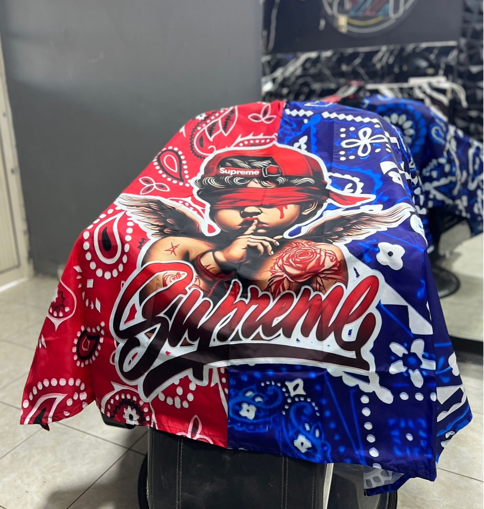 Capa Supreme Bebé rojo y azul