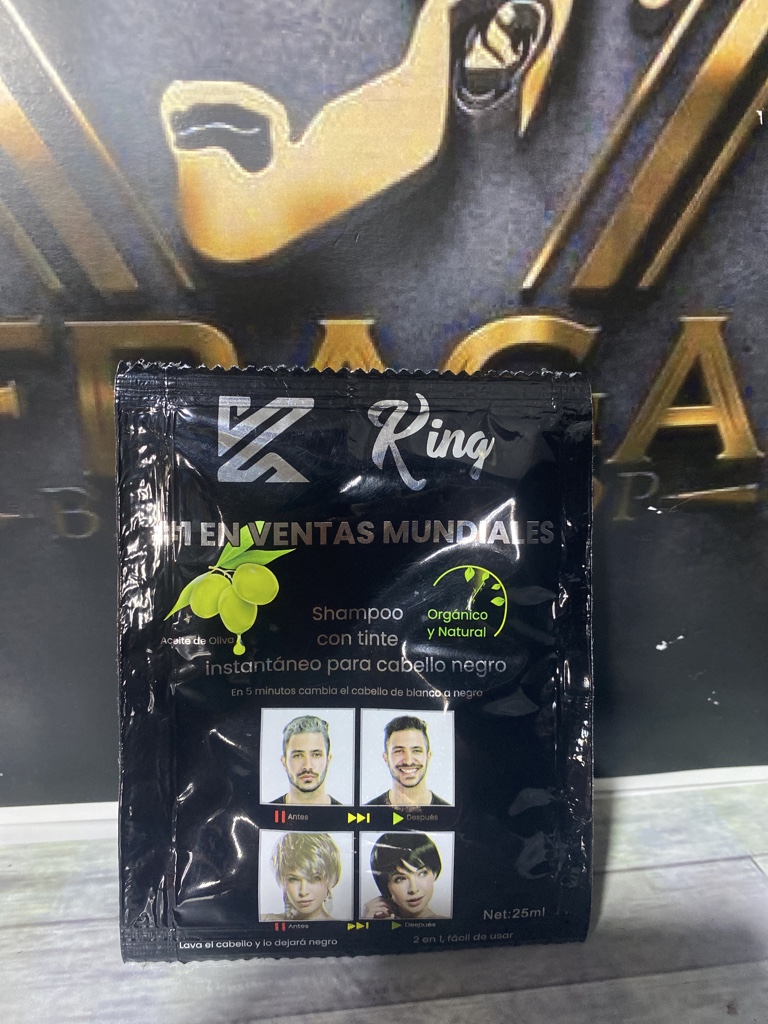Shampoo King Tinte negro 25ml