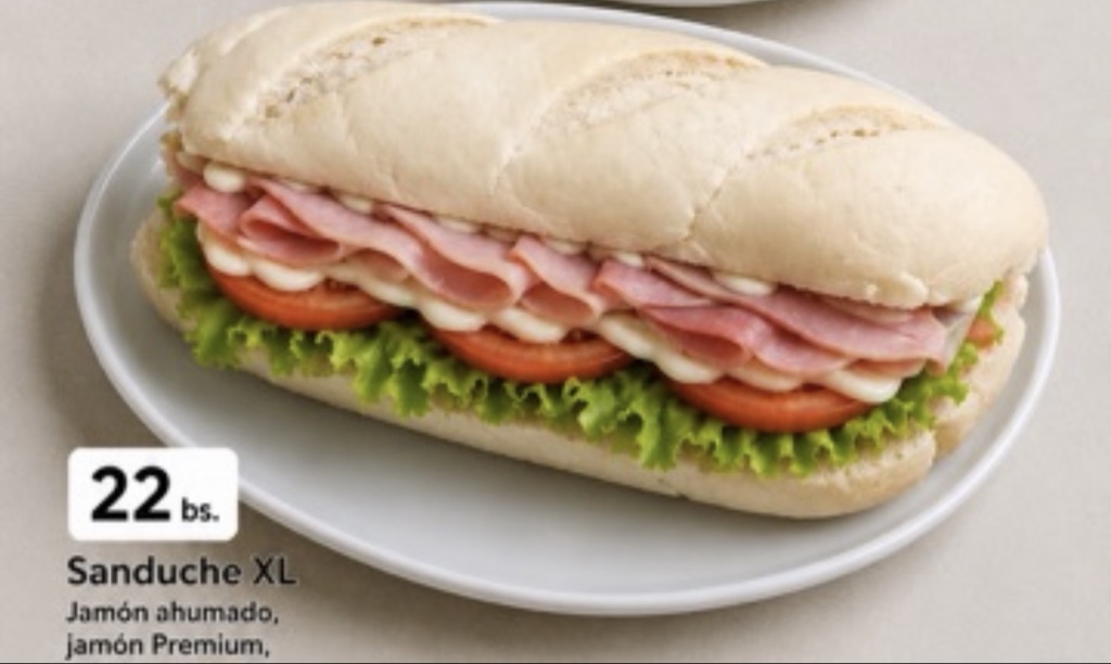 Sánduche XL pizza