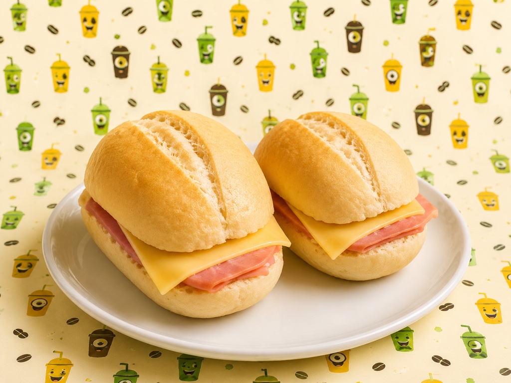 Sándwich clásico de jamón y queso