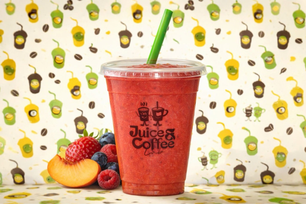 Jugo de frutos rojos