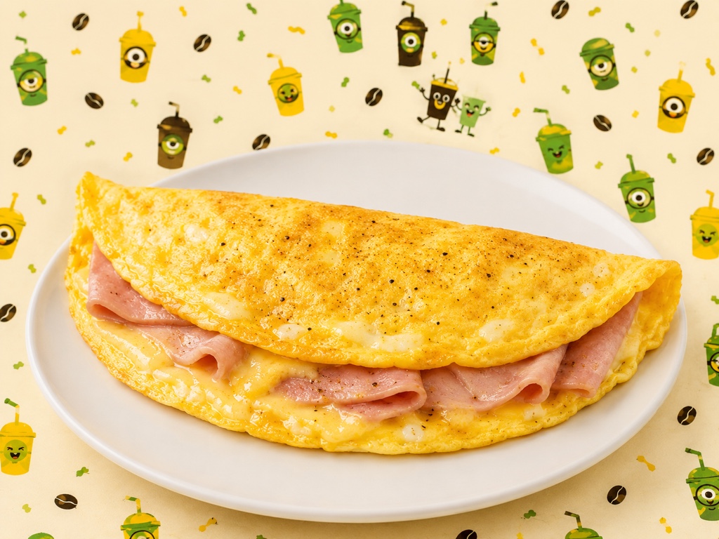 Omelette de jamon