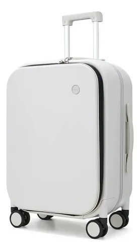Maleta de viaje blanca