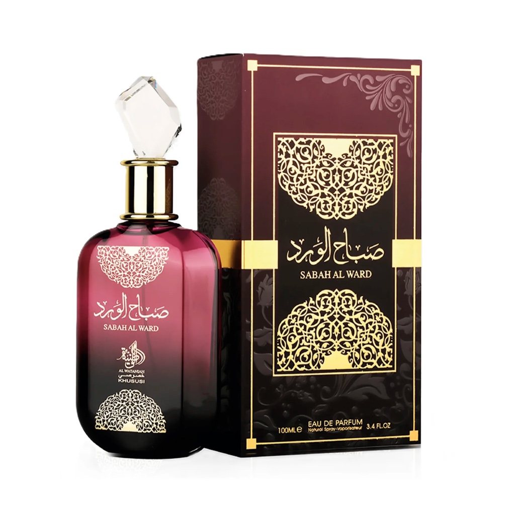 Sabah Al Ward – Eau de Parfum 100 ml – Feminino – Al Wataniah