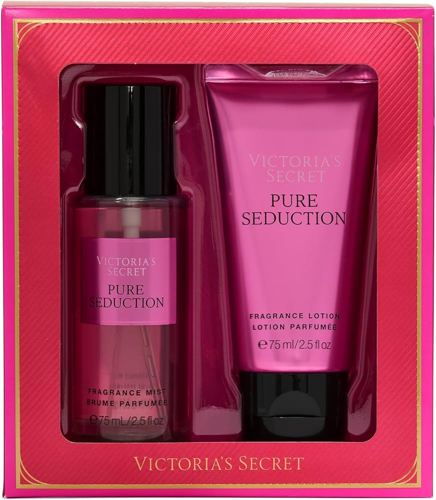 Kit Victoria's Secret Pure Seduction – Body Splash + Loção – Feminino