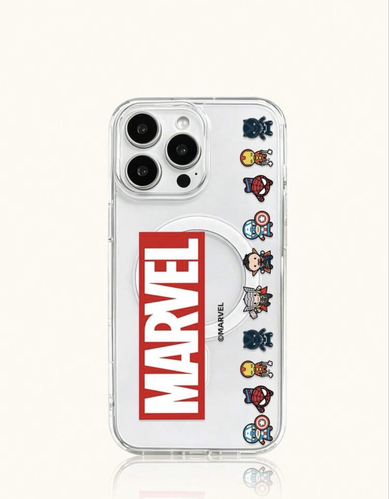 MARVEL funda transparente