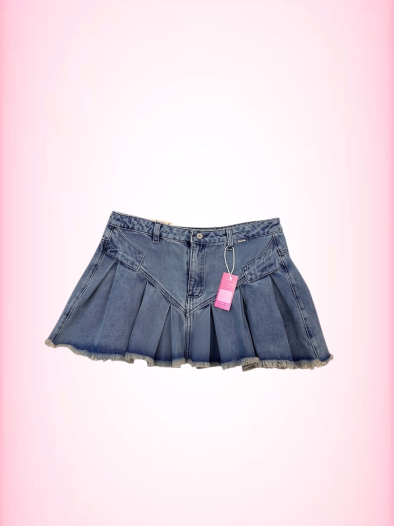 Falda denim boleros